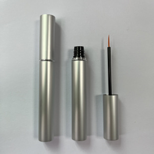 118X15Mm Silver Aluminum Tube Eyelash Glue Essence Nutrient Solution Bottle Metal Aluminum Eyebrow Growth Liquid Tube