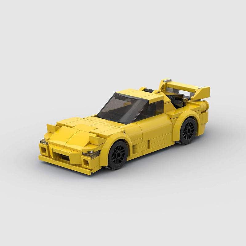 RX7 racing car sports car moc compatible with Lego small particles children's toys DIY building blocks MOC educational technology Wholesale