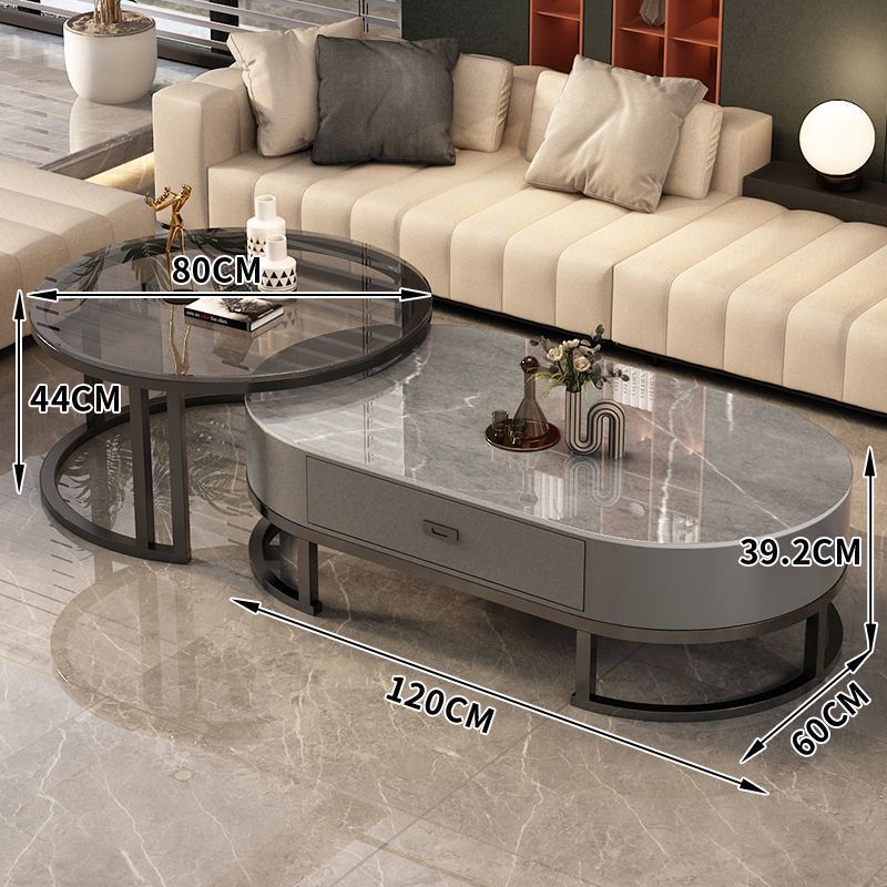 그레이 캐비닛 [그레이 크리스탈 120개 + 블랙 글라스 80개]