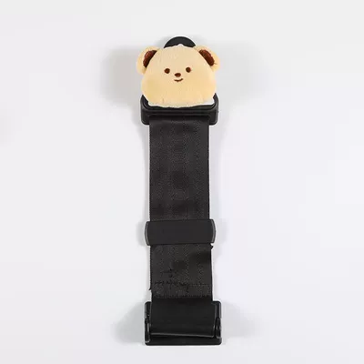 Car Kids Safety Belt Adjustment Retainer Anti-Stranglehold Baby Seat Auxiliary Belt Limiter Cute Shoulder Protector (Seat belt shoulder pad) - dudu-bear-child-safety-belt-adjuster