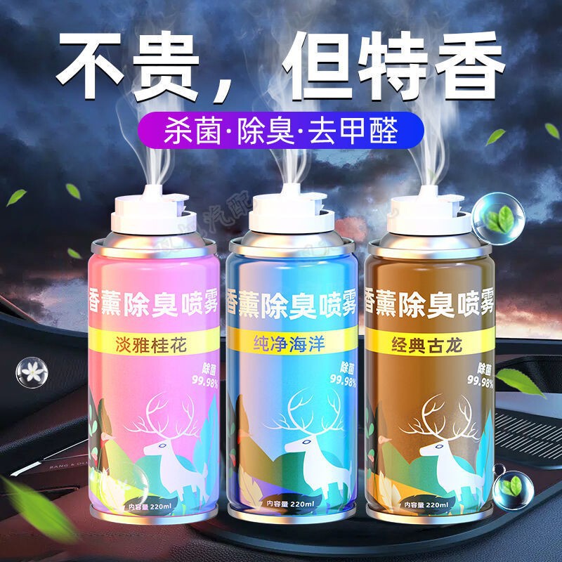 Carefully Selected Car Deodorizing Spray, Fragrance-Retaining and Odor-Removing Spray, Car Air Purification and Antibacterial Spray, Car Air Freshener