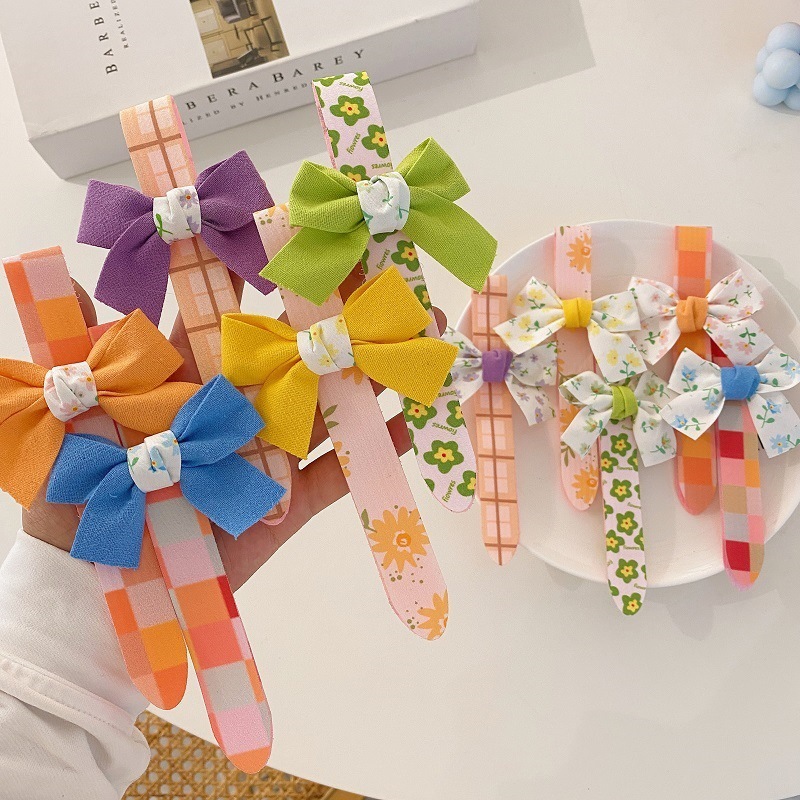 Fashion Cute Non-stick Children's Floral Bow Hair Fasteners Post Headdress display picture 4