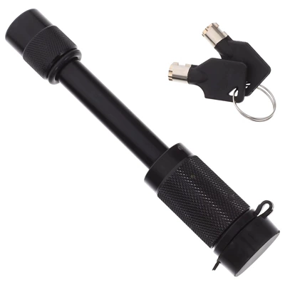 Car Trailer Lock, Trailer Hitch Latch Lock, Vehicle Security Anti-Theft Lock, Modification Accessories, Rv Anti-Trailer Hitch Lock (Car lock) - black