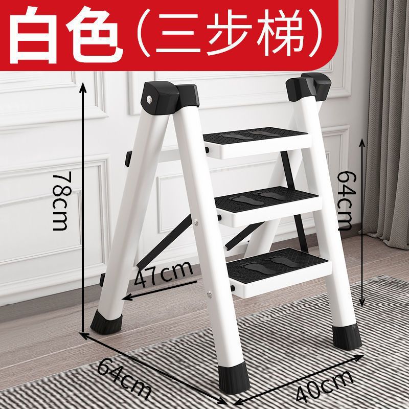 escalera doméstica escalera plegable de acero al carbono espesa escalera móvil escalera retráctil escalera multifuncional escalera interior
