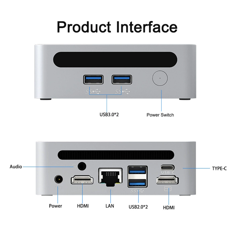 AMD Ryzen 7730U mini computer console gaming, business office mini mini host mini PC
