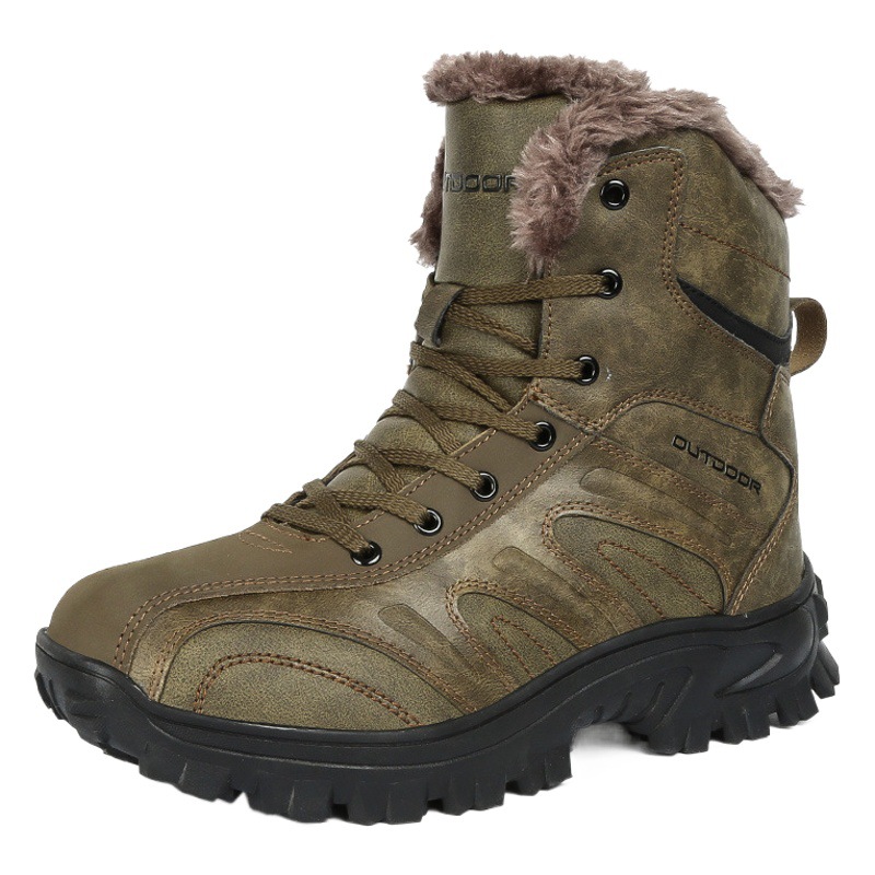 2022 otoño e invierno nuevo ocio deportes de los hombres al aire libre cómodo zapatos de algodón caliente moda botas de nieve al aire libre senderismo zapatos