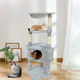 猫爬架大猫专用猫窝猫树占地小剑麻猫咪玩具宠物用品批发简约风格