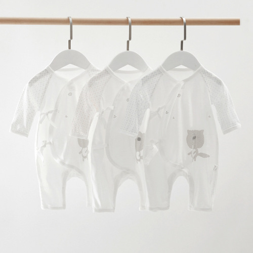 Newborn clothes 0-3 months thin baby summer clothes monk clothes summer type a baby jumpsuit