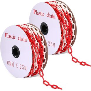 high quality new material package plastic chain road cone connecting chain traffic isolation chain plastic warning chain PE chain