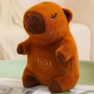 Cross-border Stitch will breathe to appease the plush toy baby sleep doll breathing otter bear ears will move