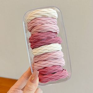 Tela de goma simple y duradera de alta elasticidad para mujeres, anillo de cabello para niños, cordón de cabello no lesiones, accesorios para el cabello diarios versátiles