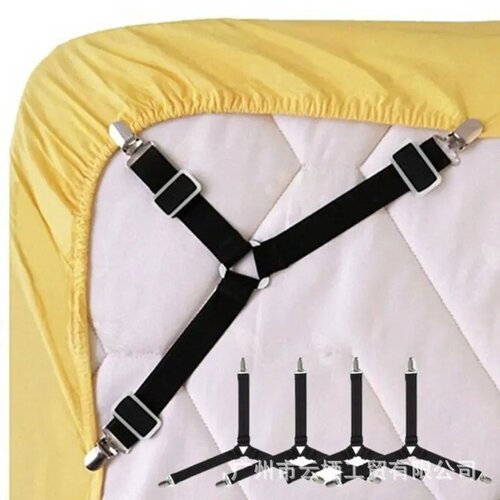 Adjustable Sheet and Blanket Fixator, Tablecloth Sofa Cover Sheet Fastener, Tent Metal Bed Sheet Clips