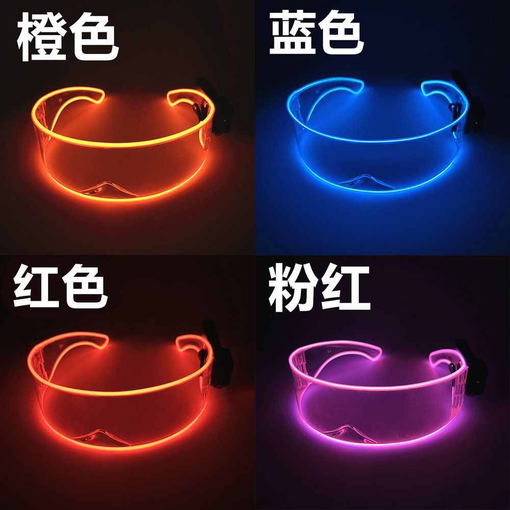 Gafas LED coloridas para fiestas Navidad y eventos nocturnos