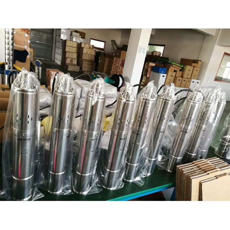 3 inch solar DC screw pump permanent magnet DC brushless submersible pump high lift photovoltaic water pump