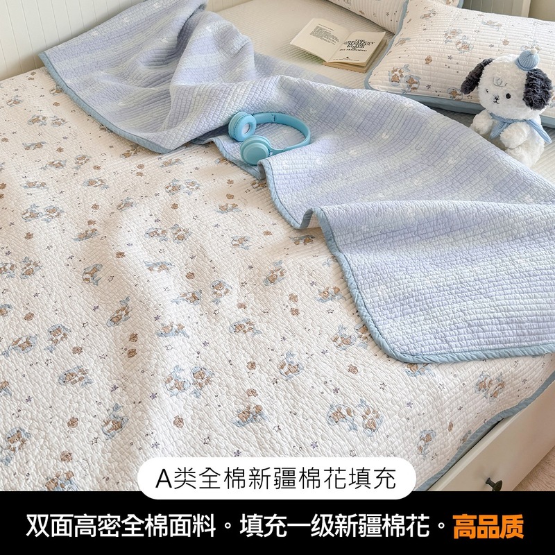 クラスA両面純綿ベッドカバー、内外新疆綿ベビー用、新綿畳ベッドシーツ、オールシーズン万能|undefined
