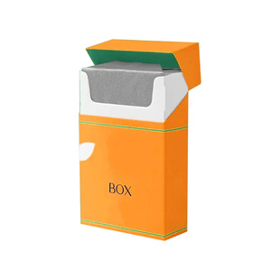Fashionable Cost-Effective Cigarette Packaging Box Classic Flip-Top Custom Gold or Silver Foil Empty Cigarette Box Printing Wholesale