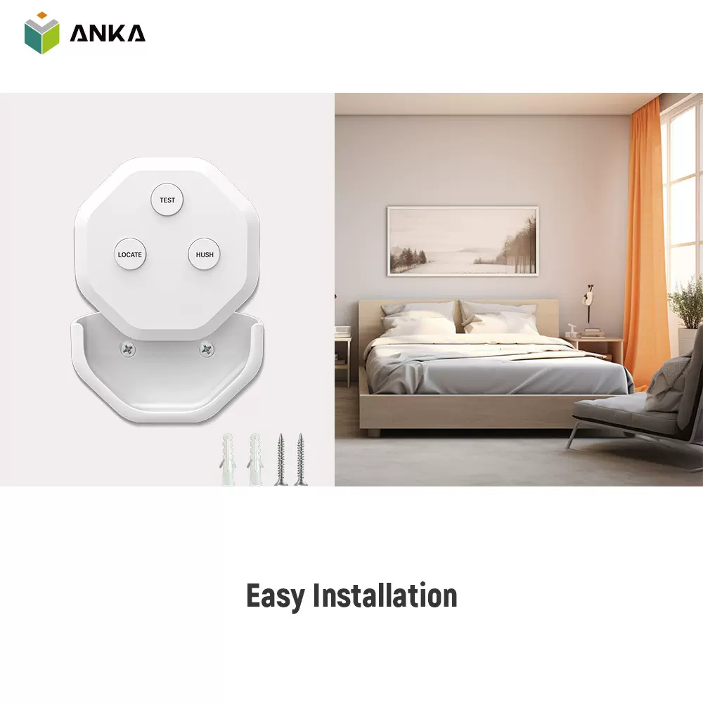 工厂直销遥控器 用于测试静音家用互联烟感一氧化碳热感报警器