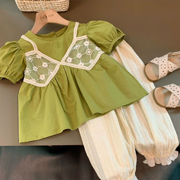 Green 【Lace Top】