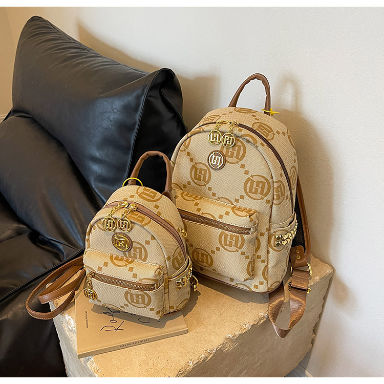 Zaino donna stile urbano minimalista zainetto casual jacquard_voghion.com