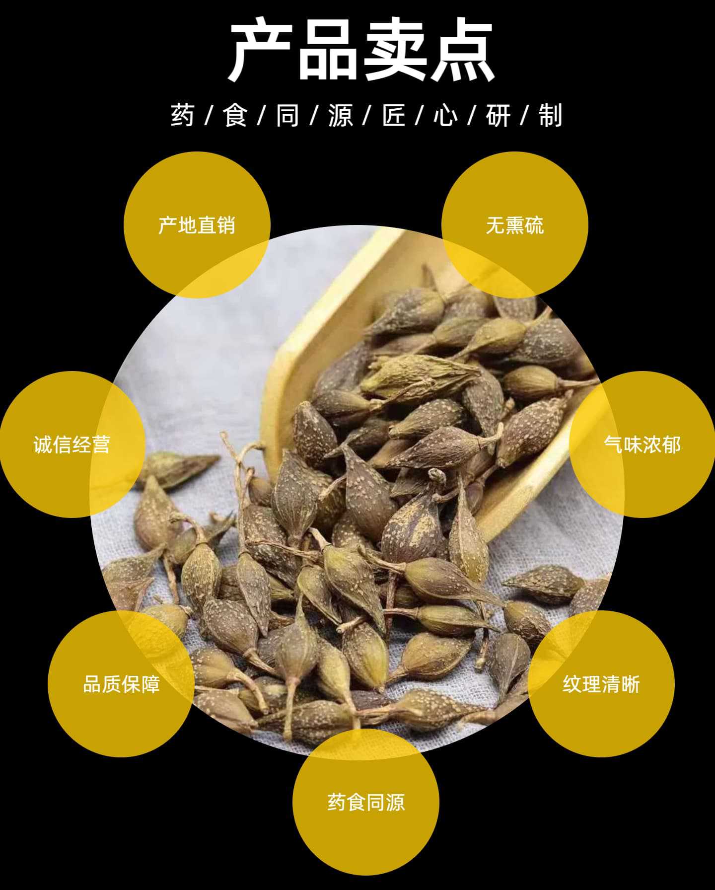 Dried Forsythia Fruit Lian Qiao 500g Natural Sulfur-Free Qing Qiao Bulk Herbal Tea Ingredient key features