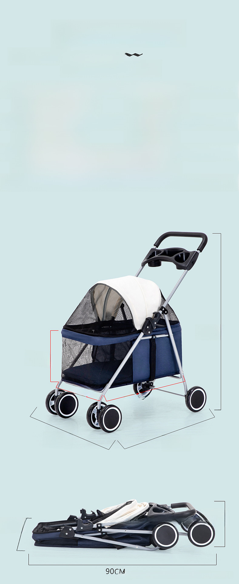 Pet Stroller Image 2