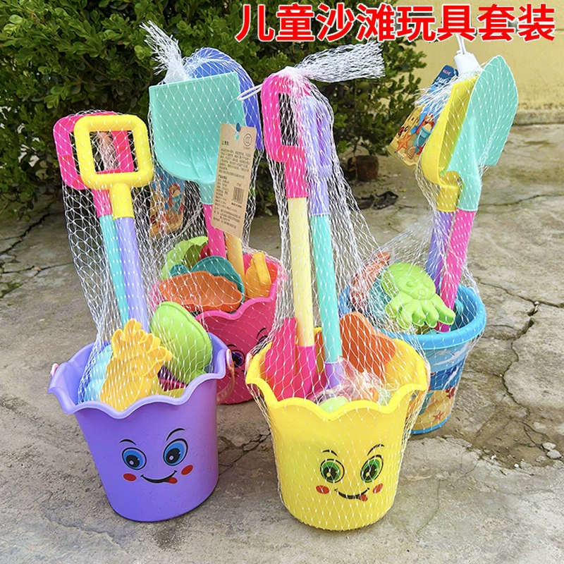 Оптовые детские пляжные игрушки костюм ведро Лопата песок копание песок играть песок вода инструменты парк живописное место стойло поставка