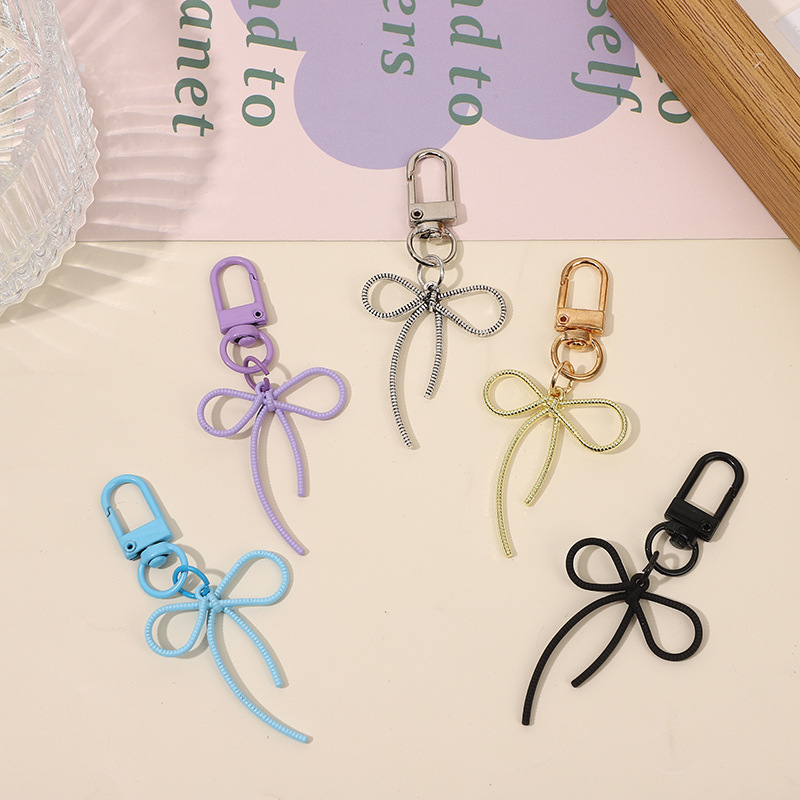 Neu Ins Stil Exquisite Runaway Prinzessin Band Bogen Keychain Student Rucksack_voghion.com