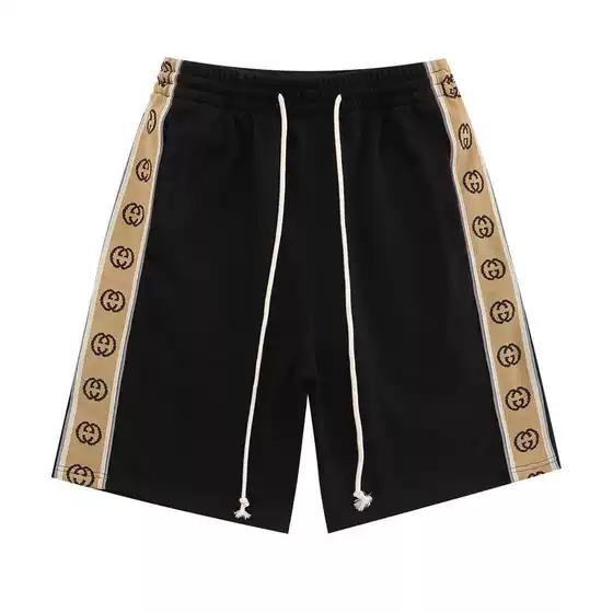 Parisian Style Summer B Brand Small Letter Embroidery Casual Shorts Unisex Couple Trendy Sweatpants Running Pants