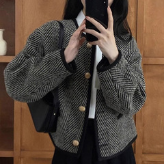 感超好看冷淡系短外套女士春秋小个子香风早秋季2025新款