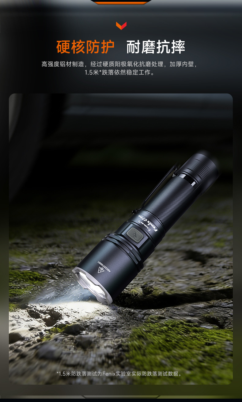 Fenix C7 Pro High-Intensity Long-Range Flashlight Search Rechargeable Outdoor Emergency Magnetic Work Light