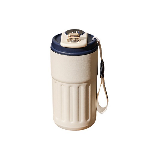 New smart temperature display thermos cup for girls 316 coffee cup accompanying student boy portable car water cup wholesale