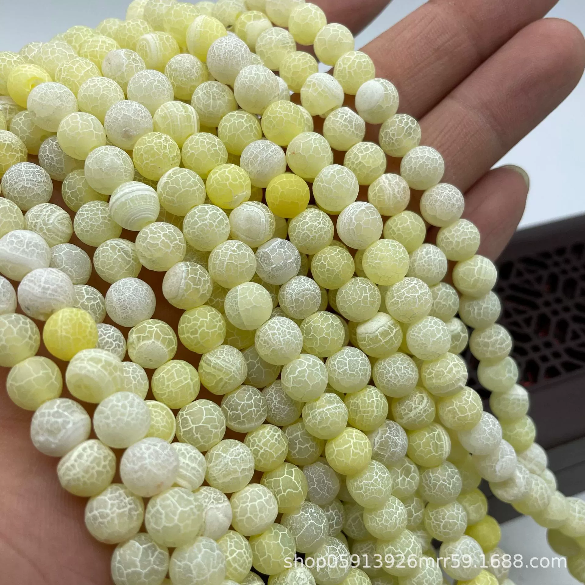 Organic agate matte accessory, accessories, round beads, DIY