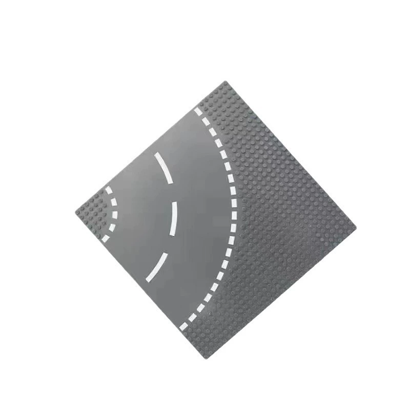 Road base plate (Lego) universal builder, small-stud road tiles with street markings