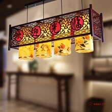 饭店吧台吊灯中式火锅店餐厅灯笼仿古典装饰欢迎光临收银台吊灯
