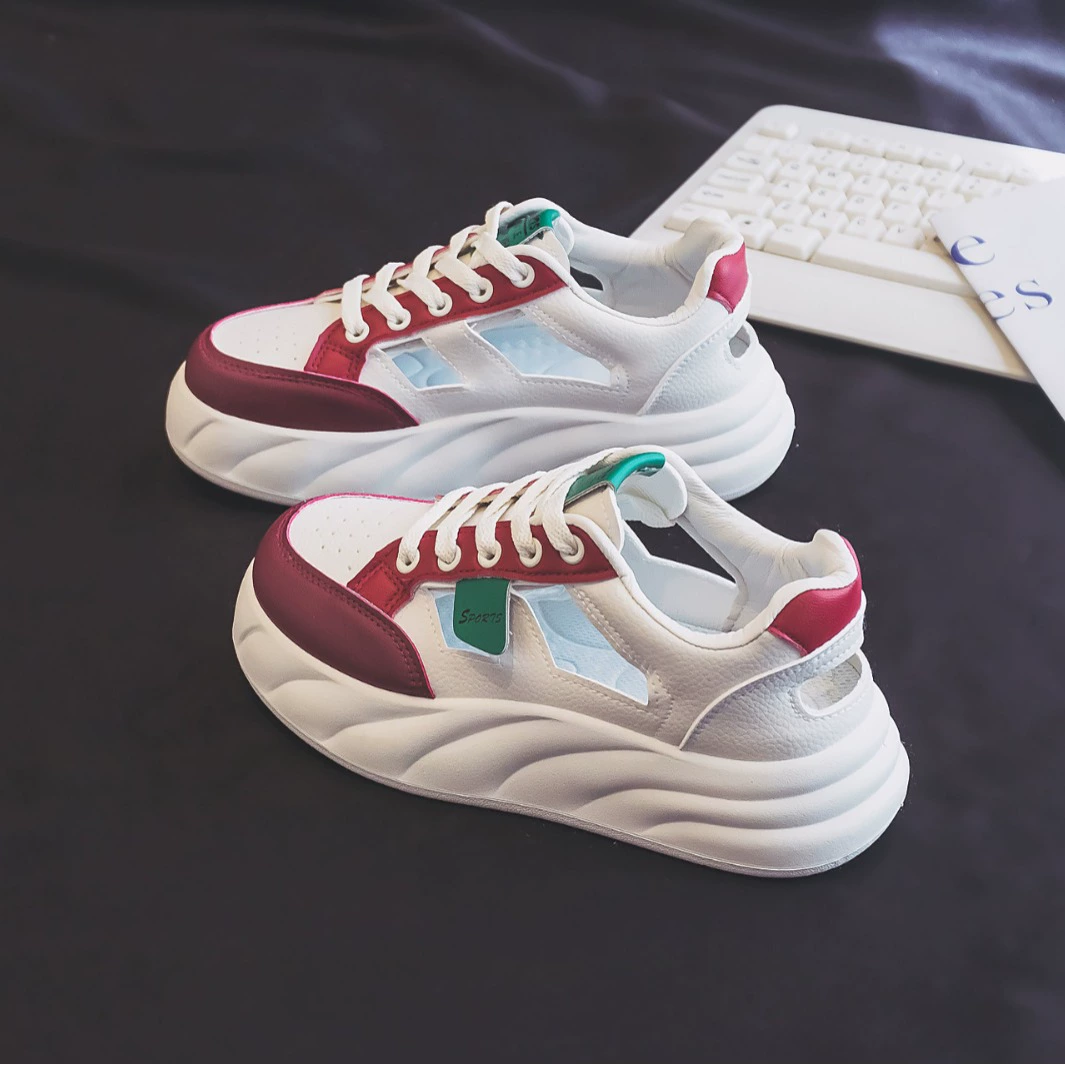 Спот 2024 весна и лето новые полые толстые подошвы увеличены