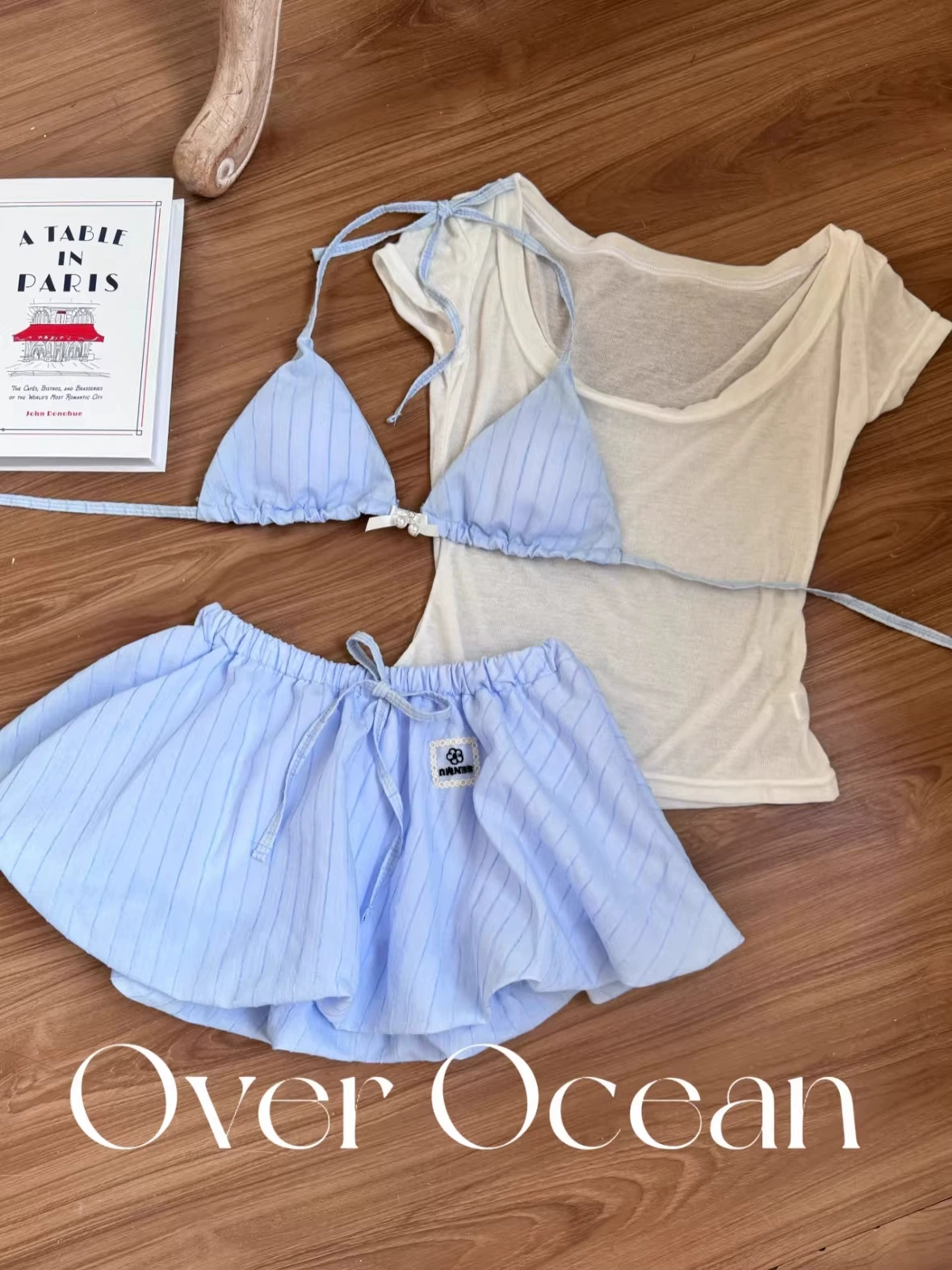 High-end swimwear, split uniform, set, polyester