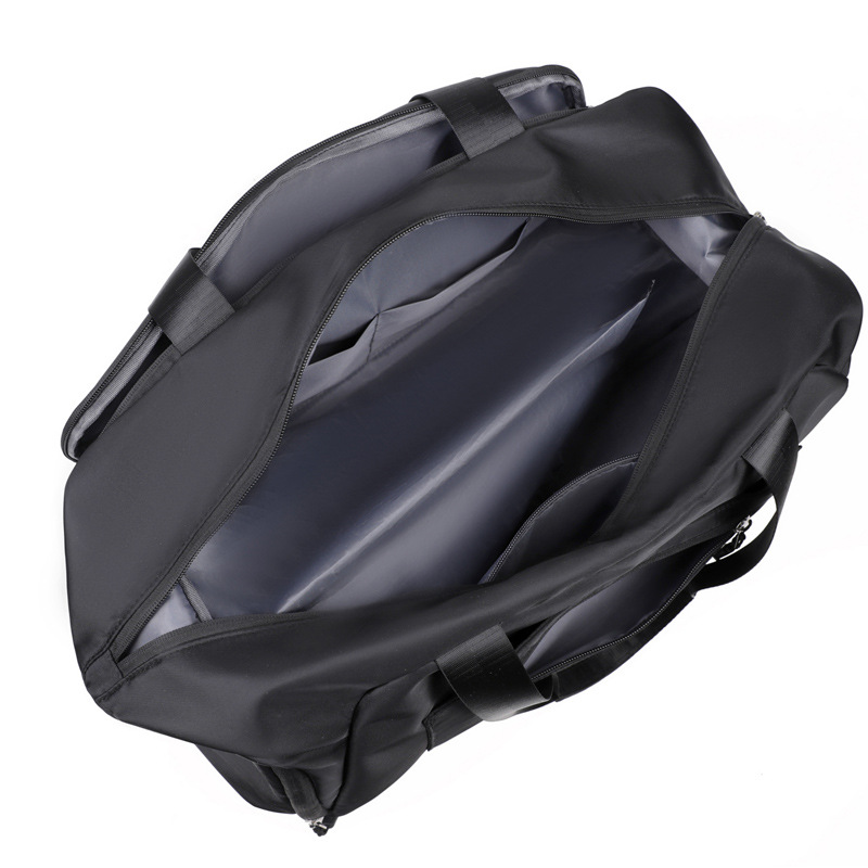 Bolsa de fitness separación en húmedo y seco almacén de zapatos independiente logotipo impreso viaje de negocios bolsa de viaje de corta distancia bolsa de deporte de fitness