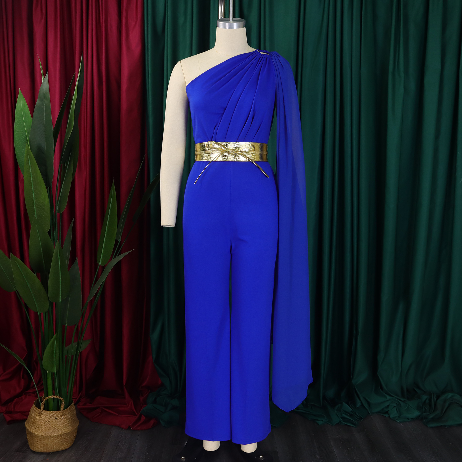 595g Weight Asymmetrical Sleeve Sleeve Length Full Length Pants Length Spandex, Polyester Fabric Type High Waist Waist Line Jumpsuits Pants Type Stretchy Elasticity Bodysuits Tops Type Holiday, Cocktail Party Occasion Slim Fit Type Solid Color Pattern Summer, Spring Season Women's Gender Sexy, Streetwear Style Women's Holiday Cocktail Party Bodysuits Sexy Streetwear Solid Color Full Length Jumpsuits 33