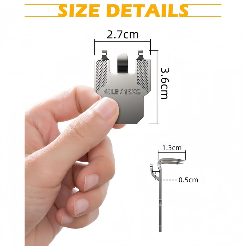 20 Pieces of Picture Hanging Claw Hooks for Drywall Without Damage, Heavy-Duty Art Picture Mirror Photo Poster Painting Hangers 20 Pieces of Picture Hanging Claw Hooks for Drywall Without Damage, Heavy-Duty Art Picture Mirror Photo Poster Painting Hangers