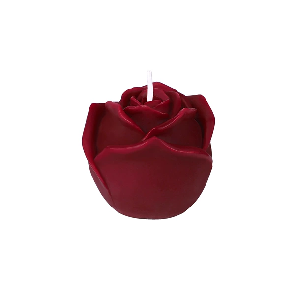 Candle contains rose