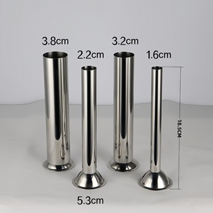 Stainless Steel Large Four-Piece Sausage Machine Set, Special Stainless Steel Sausage Machine Small Four-Piece Set, Stainless Steel 5.3 Caps