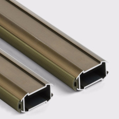 Thickened aluminum alloy wardrobe hanging clothes rail silent anti-slip cross bar wardrobe hanging rod support cabinet underwear rack flange accessories