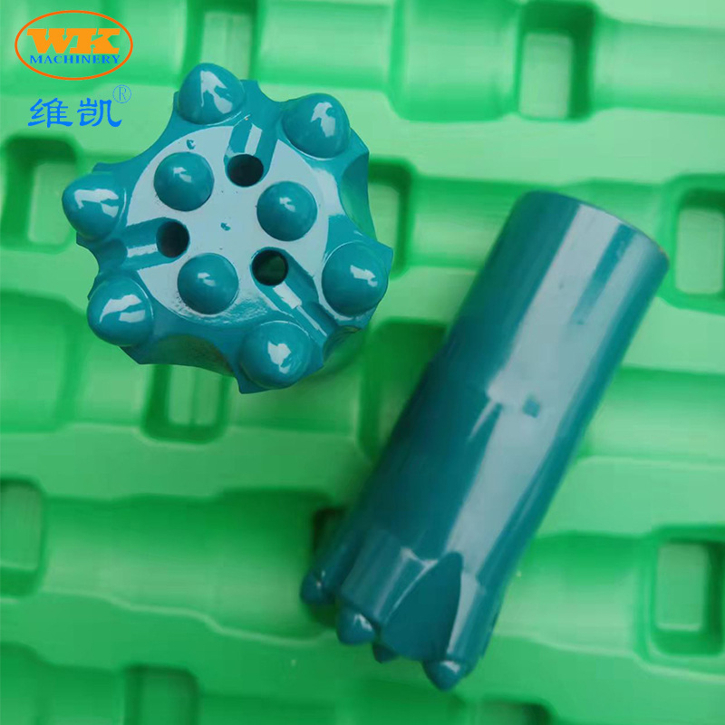 矿山钎具45R32钻头38R25螺纹隧道开山球齿钎头凿岩机钻头43/51mm