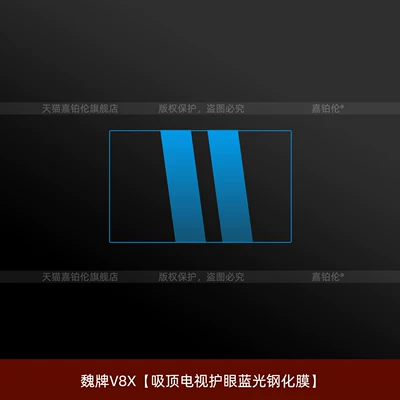 Car interior film | WEY V9X/V8X interior protective film - wei-brand-v8xceiling-tv-eye-protection-blue-light-tempered-film