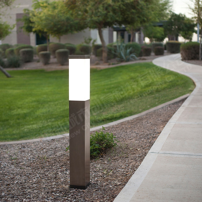 不锈钢路灯简约户外景观灯草坪灯公园别墅庭院草地景观照明路灯