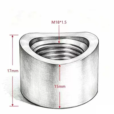 L-Type Extension Adapter Is Suitable: Automotive Sensors - m18x15-thread