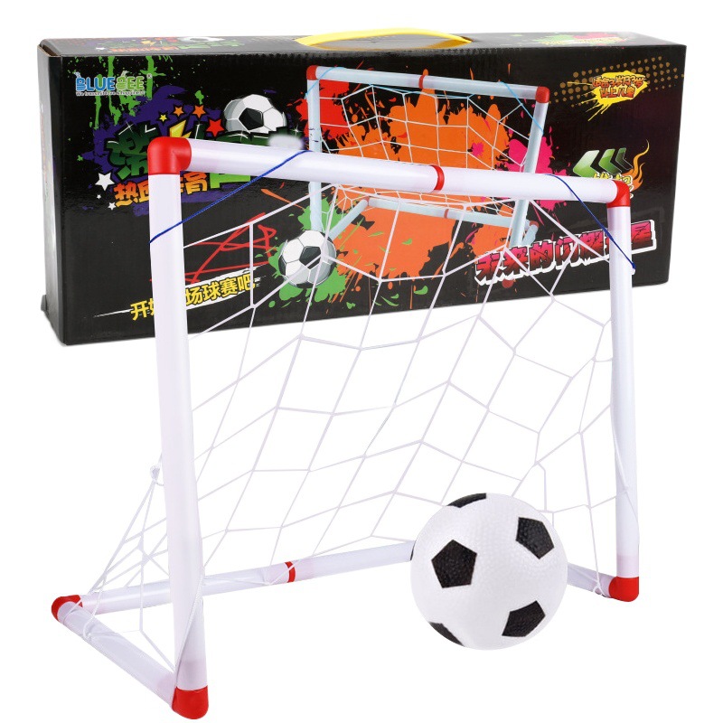 Los niños educativos Juguetes Comercio exterior desmontable interior al aire libre Deportes Fútbol puerta bomba de aire inflable fútbol