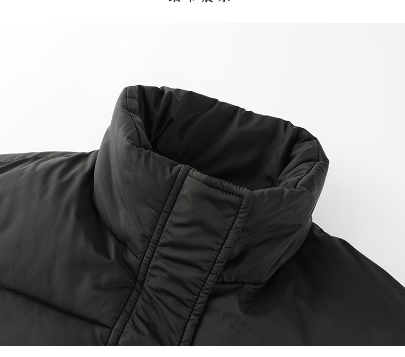 Katoenen jack dames korte 2023 winter nieuwe stijl kleine staande kraag donsjack verdikte katoenen damesjack_voghion.com