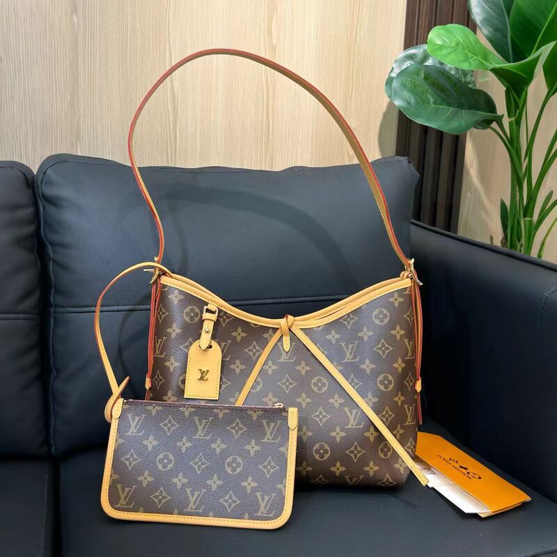 Lujia Classic Monogram Tote Bag for Women, Large Capacity Commuter Handbag, Shoulder Bag with a Light Luxury and High-End Feel Lujia Classic Monogram Tote Bag for Women, Large Capacity Commuter Handbag, Shoulder Bag with a Light Luxury and High-End Feel