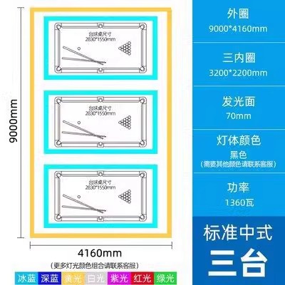 900x416cm 램프 본체 폭 7cm 높이 4cm 4개